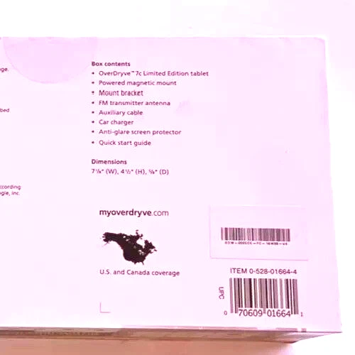 RARE RAND MCNALLY OVERDRYVE 7 LIMITED EDITION OD7 OD7C LE SEALED NOT FOR TRUCK - Image 4 of 4