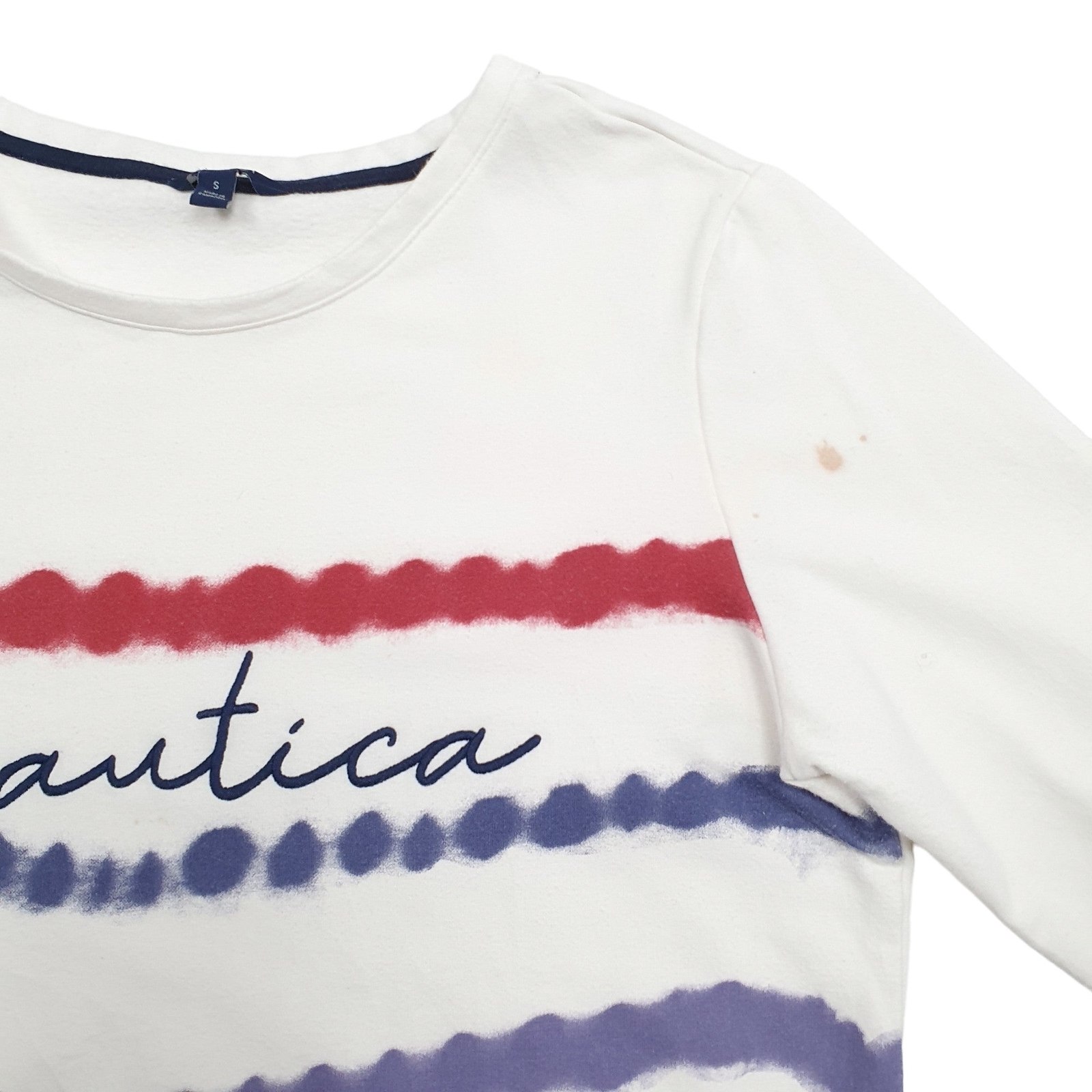 NAUTICA Crewneck Cotton & Polyester Jumper Sweatshirt Womens S image 3