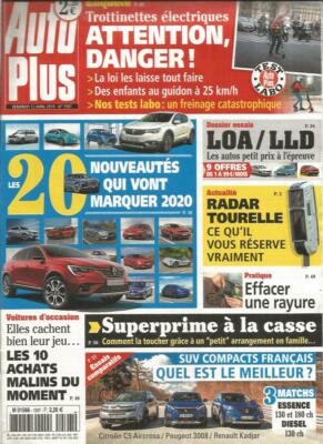 AUTO PLUS NR. 1597 NEUHEITEN 2020 / LOA/LLD / C5 AIRCROSS / 3008 / KADJAR 