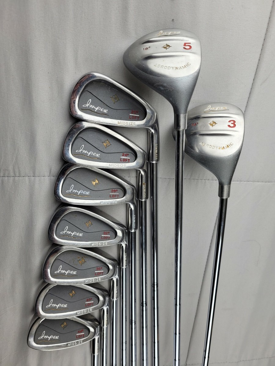 Impex Midsize 3-9 Irons with 3, 5 Woods | eBay