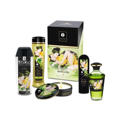 Shunga Erotic Art Garden of Edo Organic Collection Set, New
