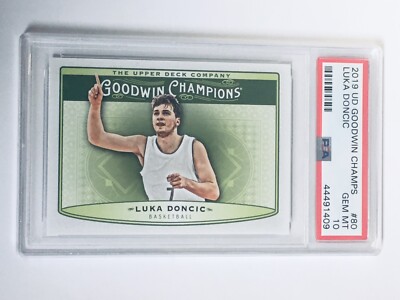 2019 Luka Doncic Upper Deck Goodwin Champs #80 PSA 10 Gem Mint