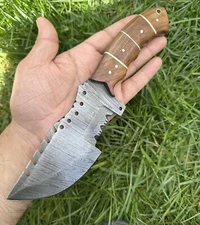 10"Handmade Damascus Military hunting tracker camping survival EDC knife x143