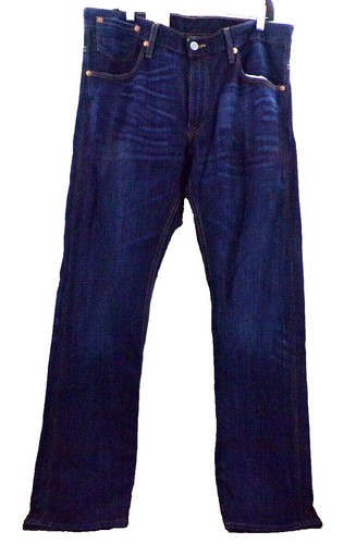 LSE_514 Straight MED Indigo - Worn IN, New Lake, 36W x 32L