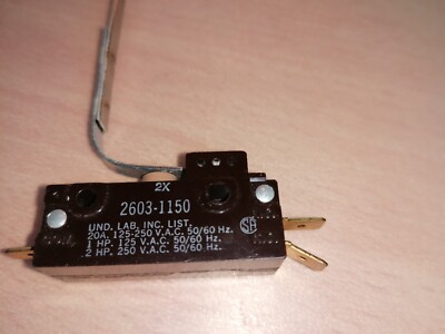 Schalter McGill Snap Switch 2603-1150 Wechselschalter Eiswürfelmaschine? USA