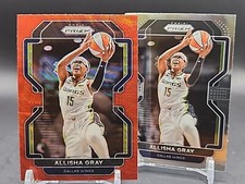 Allisha Gray - 2022 WNBA Prizm - Ruby Wave And Base #69 - Dallas Wings