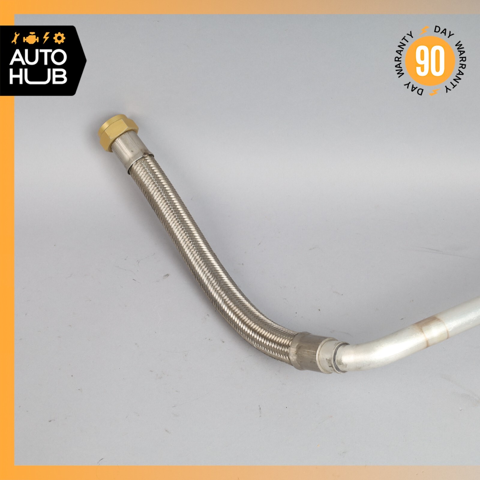 02-07 Maserati Coupe 4200 GT Spyder M138 Engine Heat Exchanger Oil Feed Line OEM