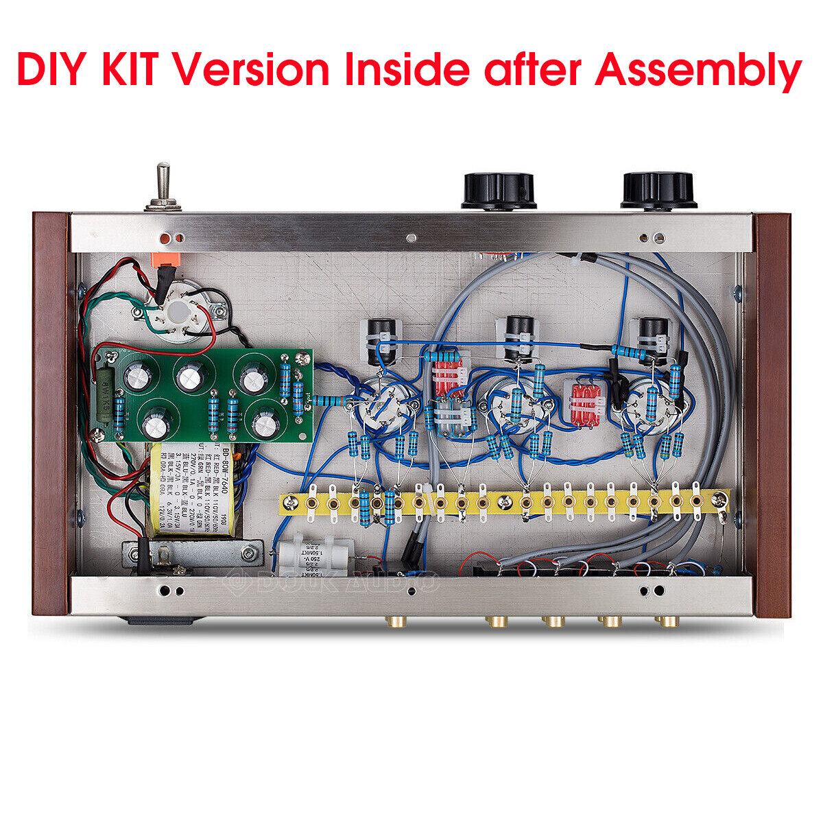 HiFi Vacuum Tube Preamp 12AX7 2.0 Channel Analog Audio Pre