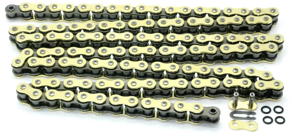 Junta tórica de cadena para moto de cross dorada resistente Oring 520 120 Flo Motorsports Foto 3 de 4