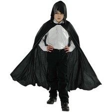 Hooded Black Cape - Child Size, 1 Pc