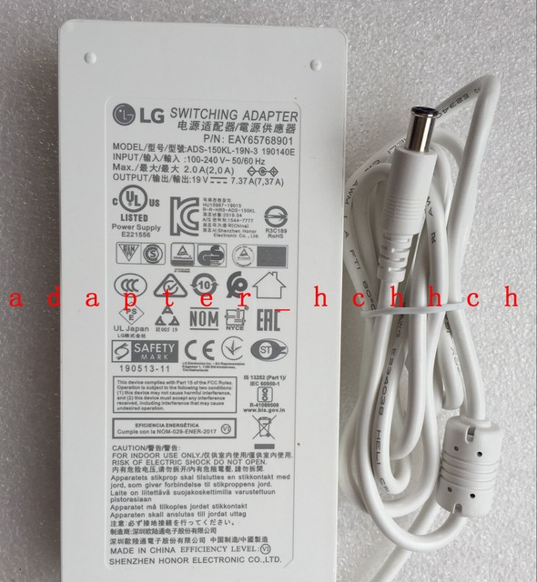 KFD Netzteil 19V 2,1A-2,53A Ladegerät für LG Electronics 27GQ50F 27GQ50F-B 27GQ50B 27GN800P-B Ultragear Gaming Monitor 27GQ40W B 27LQ625S EAY62790006 ADS-40FSG-19 19032 22M45 E1948SX E2250T 27EA33V