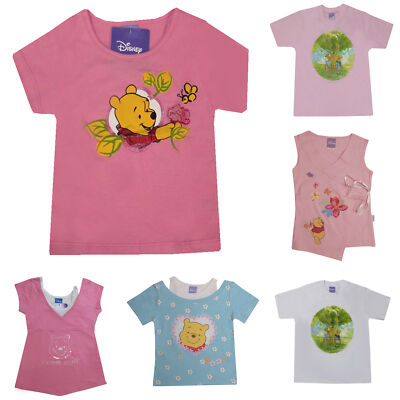 Kinder Mädchen T-Shirt Pu der Bär Winnie the Pooh Disney Größe 98 104 116 128