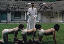DIETER LASER signed Autogramm 20x30cm HUMAN CENTIPEDE in Person autograph COA