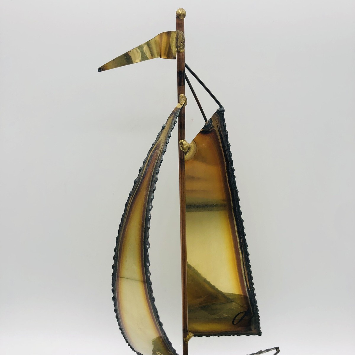 アンティーク雑貨 US VINTAGE C.Jere YACHT Brass Sculpture US VINTAGE C.Jere YACHT Brass Sculpture