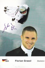 Florian GRASSL - Germany, Silver World Cup 2004 Skeleton, Original Autograph!