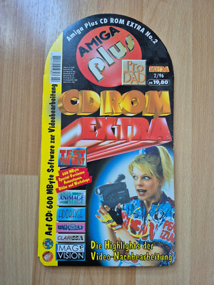   AMIGA plus EXTRA 2/96 CDROM CD   Commodore Amiga 500   sehr guter Zustand  