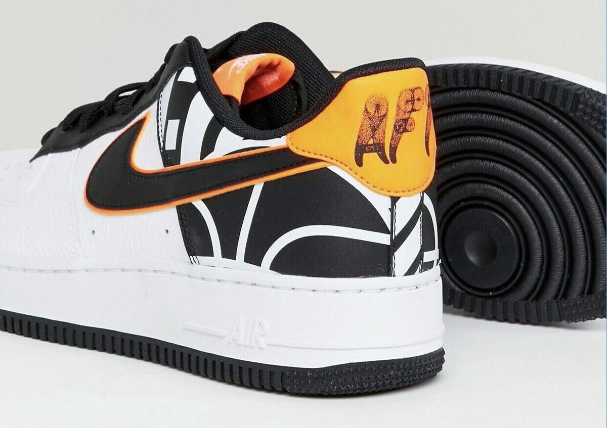 Nike Air Force 1 Low '07 LV8 Shoe's Men's White/Black Nike Air Force 1 Low '07 LV8 Shoe's Men's White/Black