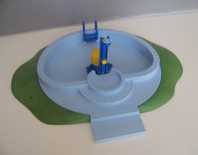 LOISIRS V158 Parasol Bleu à Motifs Piscine 3205 PLAYMOBIL