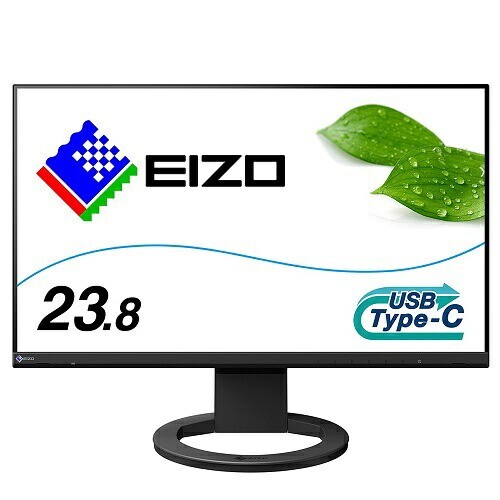 EIZO FlexScan EV2480-ZBK 23.8 inch LCD Monitor 1920 x 1080 pixels Full HD Black - Picture 1 of 1