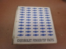 1968 Chevrolet Finger Tip Facts Dealer Album Corvette Camaro Corvair Chevelle