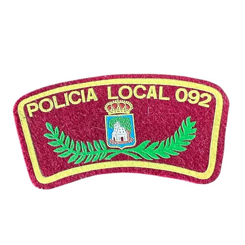 Policia Local 092 VIgo Spain Patch Vintage