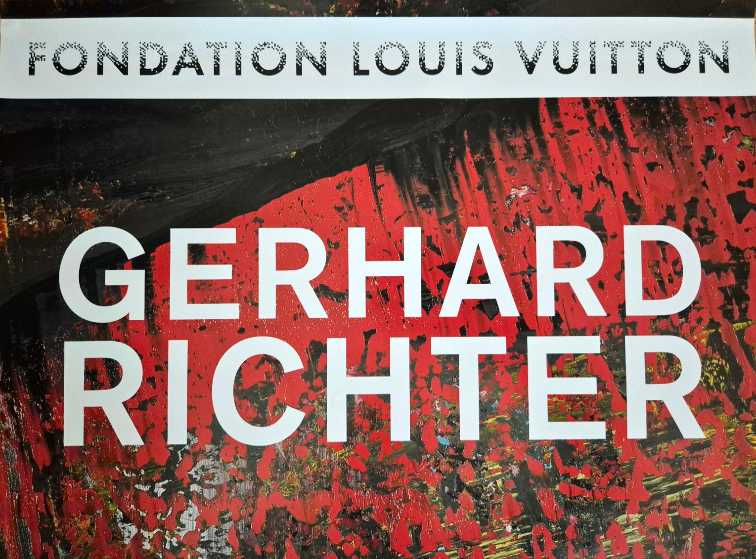 🟦 Gerhard Richter – Affiche Originale exposition– Fondation Vuitton Paris- 2025 image 4
