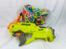 Nerf Rayven CS-18 N-Strike Elite Blaster with 25 dart clip and large bag darts