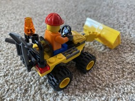 LEGO CITY 7246 Mini-digger 100% Complete, No Instructions, No Box. Near Mint!
