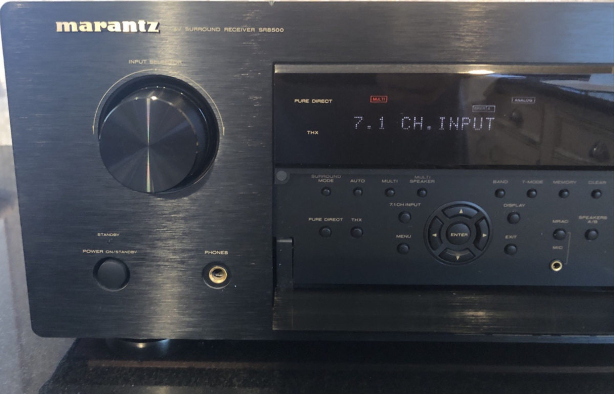 MARANTZ SR8500 125 WPC 5 CHANNEL STEREO RECEIVER REMOTE OPEN BOX