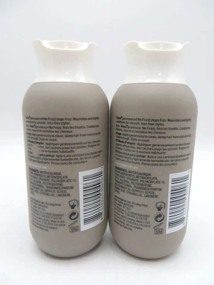 LIVING PROOF FRIZZ CREMA DE PEINADO NUTRITIVA 4 OZ (Lote de 2) Foto 2 de 2