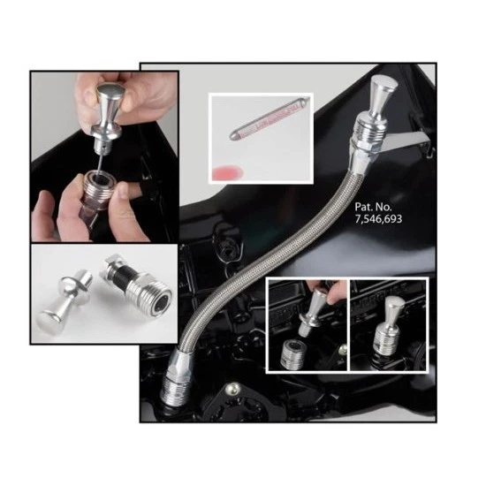 Lokar 1211244 GM 700R4 Anchor-Tight Locking Trans Dipstick, Brite - Image 2 of 4