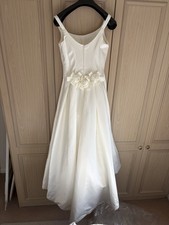 1990s Vintage Wedding Dress With Bridal Top Size 10/12 Ivory See Description