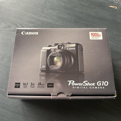 Canon PowerShot G10 Camera Compact 5x Optical Zoom 14.7MP Black