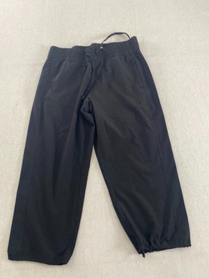 RBX Jogger Pants Womens L Black Elastic Waist Athletic Stretch Pocket Drawstring