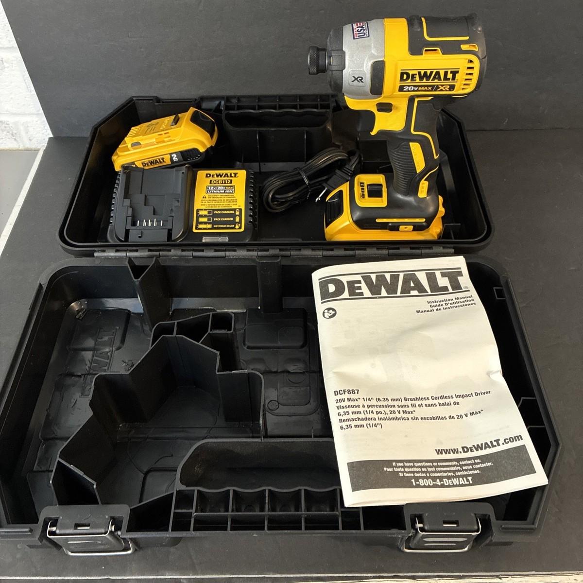 Dewalt DCF887 20V MAX XR 1/4