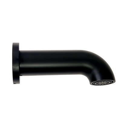 Delta RP77350BL Trinsic 7'' Non-Diverter Wall Mounted Tub Spout - Matte Black
