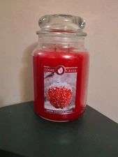 Rare Goose Creek Snow Covered Apples 24oz Large Jar Discontinued Hard to Find