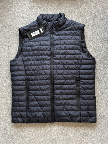 Geox Men's M Wilmer Vest Gilet Breathable Pockets Black Size 56 UK 46 BNWT - Picture 7 of 21