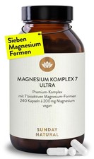 SUNDAY NATURAL  Magnesium Komplex   240 Kapse...