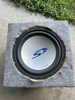 Vintage Type S 12 Alpine Subwoofer In Box