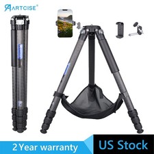 Carbon Fiber Tripod Compact Camera Tripod Heavy Duty Tripod Travel Tripod 55lbs