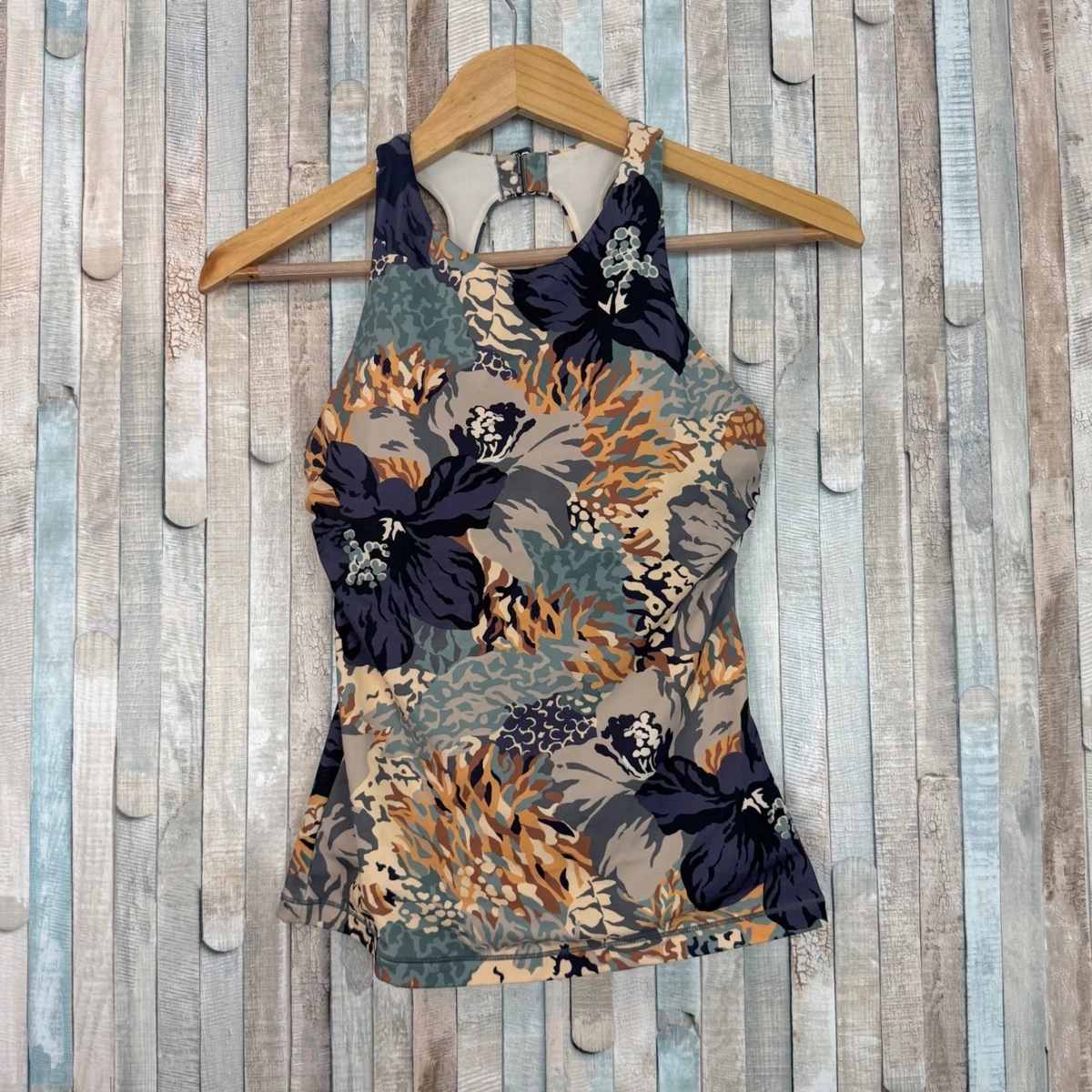 FIREFLY MEA II Top Tankini, Dona Donna, Flower/Stripes, XS