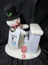 2023 Hallmark 20th Annv Sing-Along Showman Snowman Plush Sound, Light & Motion