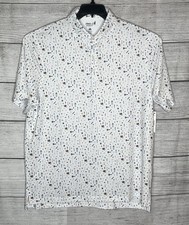 Johnnie-O Featherweight Men's Polo - White Size LT