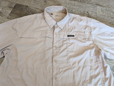 Chemise De Pêche Simms Guide Series - Homme M, Beige, Manches Longues Multipoches