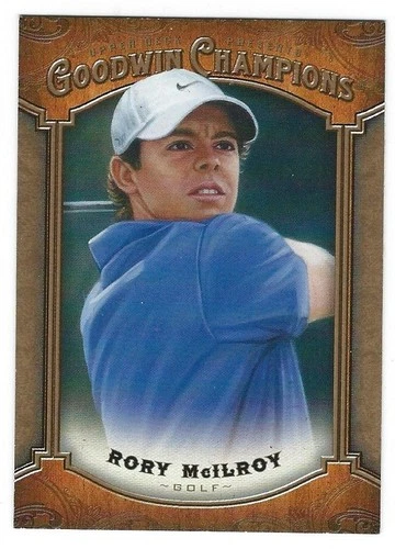 2014 Upper Deck Goodwin Champions #74 Rory McIlroy Baseball Golf Card PGA Golfer