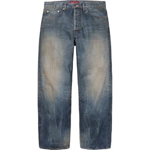 Supreme Distressed Loose FIT Selvedge Jean | eBay