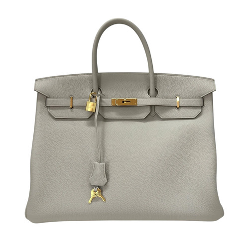 HERMES Birkin 40 Handbag D Stamp #OKB4597