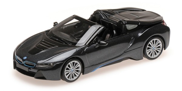 Minichamps 410027030 Bmw I8 Roadster I15 Grey Metallic 2017 Modellauto 1:43-image