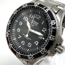 CITIZEN Promaster Eco-Drive Soalr Diver Analog Men's Watch B872-T005713 Working